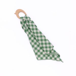 Parker - Linen + Maple Ring Teether