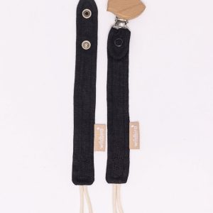 Raven - Pacifier Clip Set