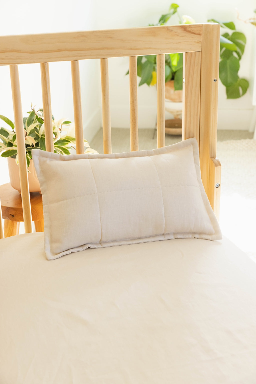 Sparrow - Linen Quilted Sham & Pillow - Image 2