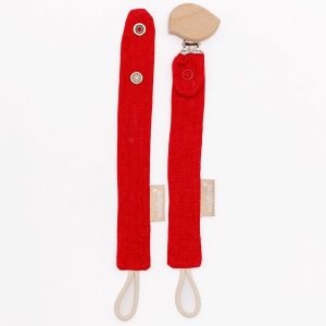 Cherry - Pacifier Clip Set