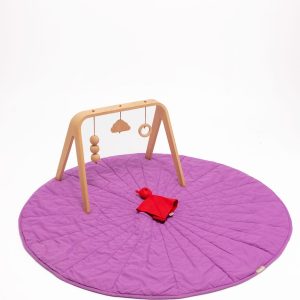Açaí/Sparrow - Linen Quilted Playmat