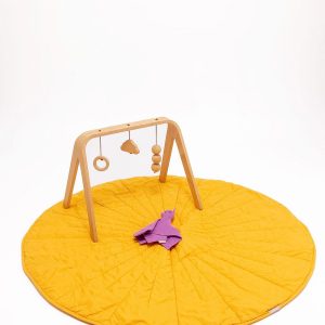 Clementine/Sparrow - Linen Quilted Playmat