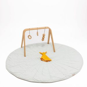 Damson/Sparrow - Linen Quilted Playmat