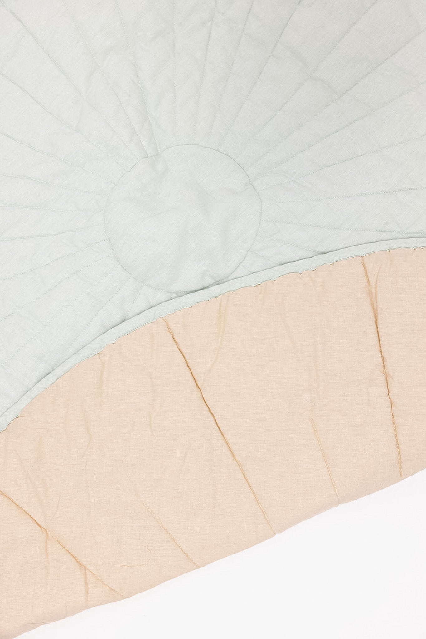 Damson/Sparrow - Linen Quilted Playmat - Image 2