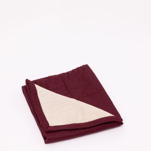 Grackle/Sparrow - Linen Quilted Blanket